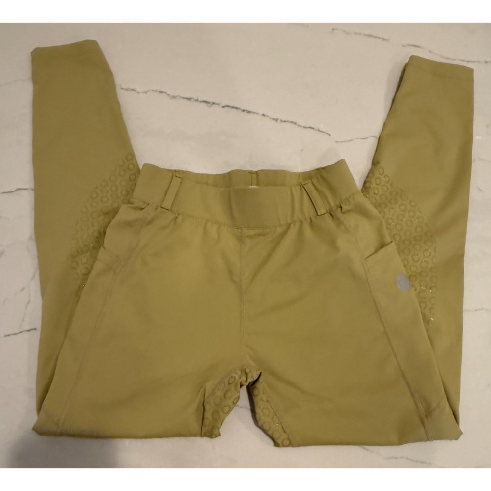FitsT4 Sports Beige Equestrian Riding Pants‎ Girls Size Large